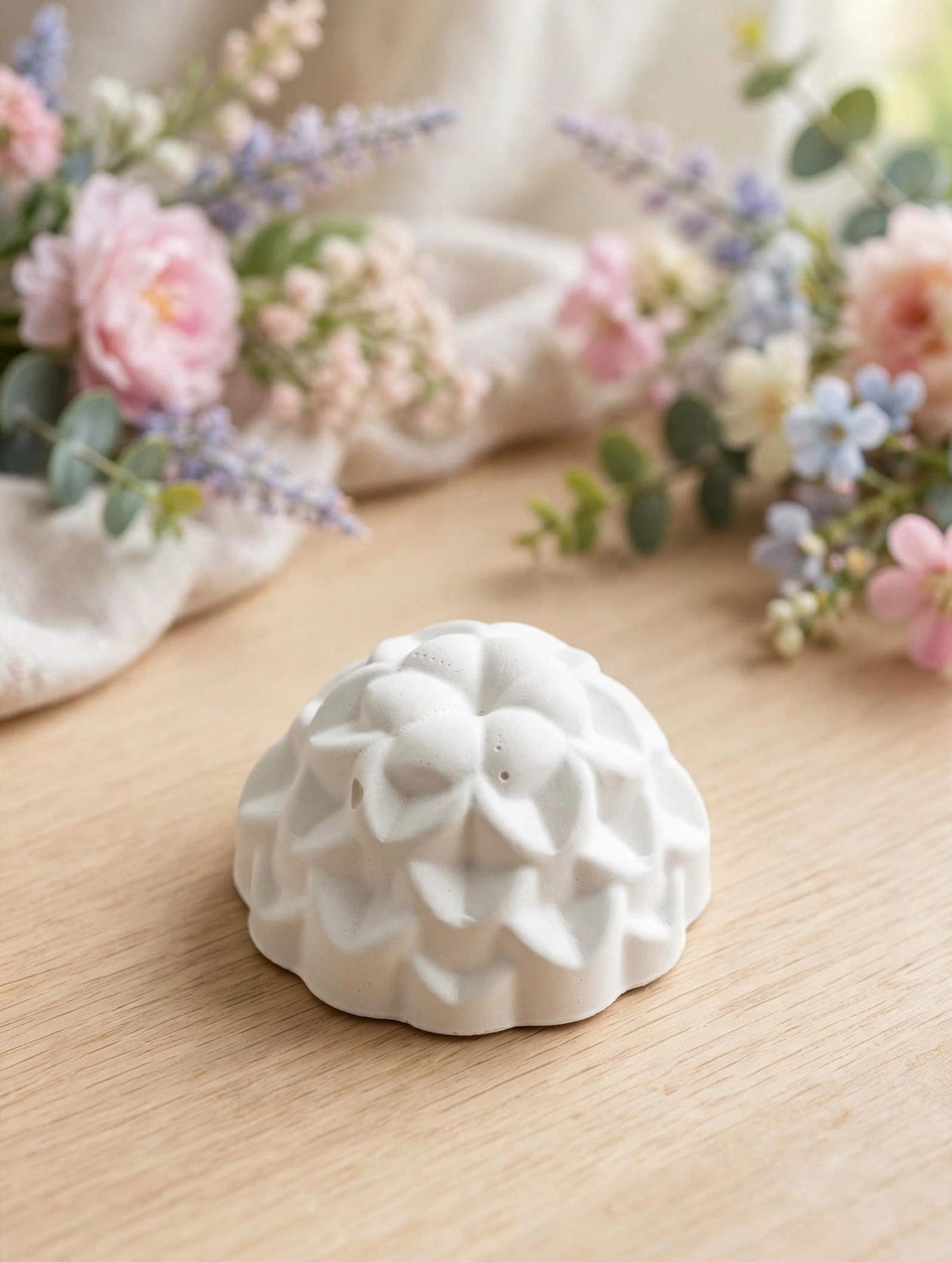 Handmade Aroma Stone - Flower Design - Essential Oil Diffuser